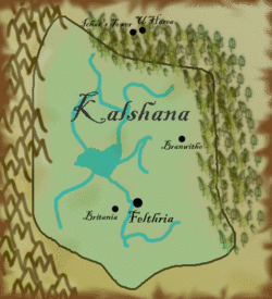 Map of Kalshana